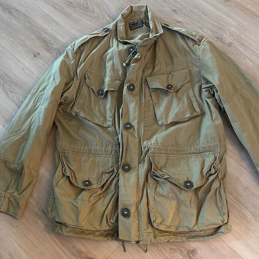 Vintage Ralph Lauren Jacket Mans Field Mil-J 2 X Big